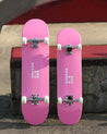 Kids Sized Mini Best Beginner Complete Skateboard Braille Skateboarding Pink 