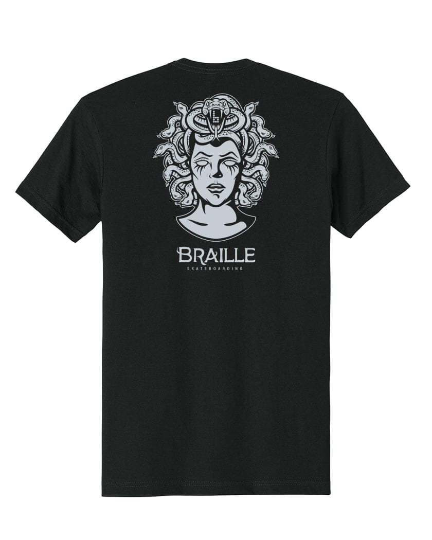 Medusa Skate Tee Shirt – Braille Skateboarding