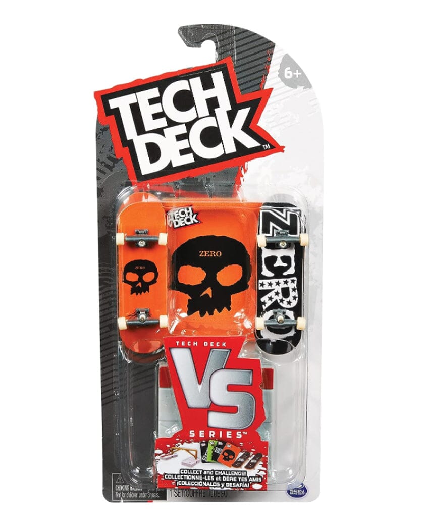 Tech Deck Versus Series Fingerboard 2-Pack and Obstacle Set (styles ma –  Braille Skateboarding