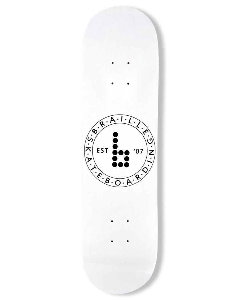 Classic B Circle Skateboard Deck – Braille Skateboarding