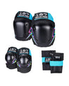 187 Killer Pads Six Pack Braille Skateboarding XS Electric Bolt 