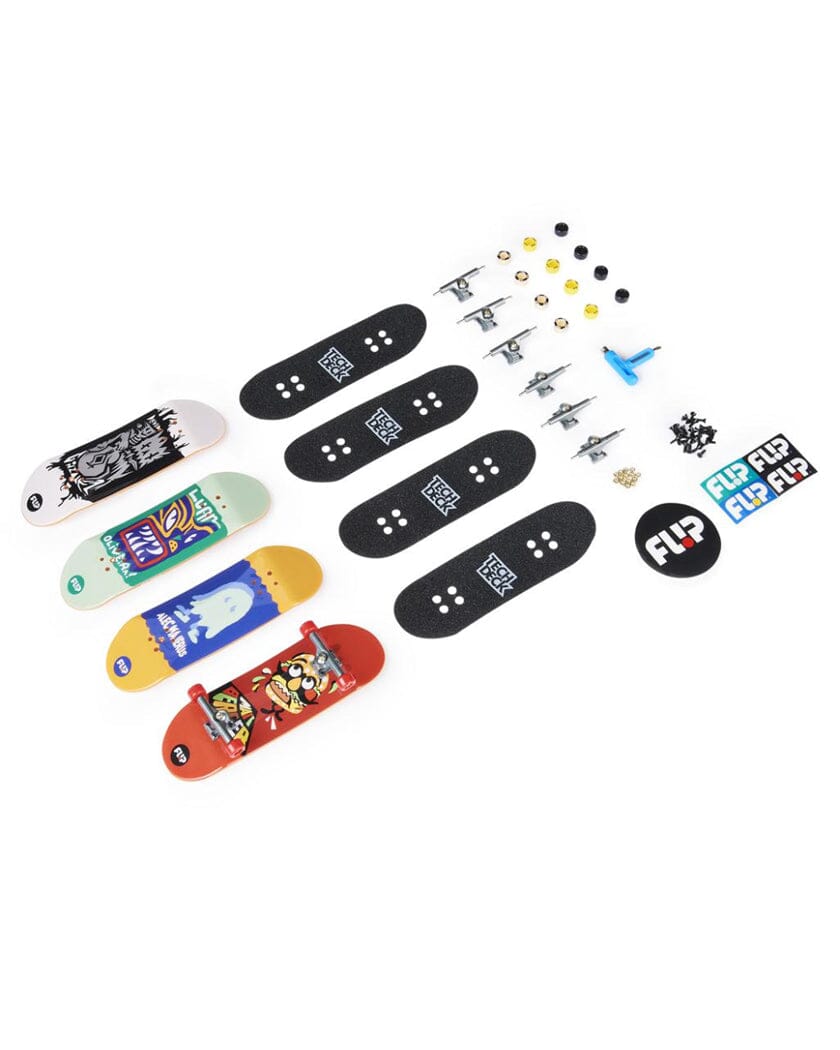 Tech Deck, Ultra Dlx Fingerboard 4 Pack, Blind Skateboards