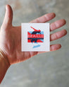 Braille Skateboarding Treflip Sticker Braille Skateboarding 