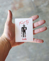 Braille Skateboarding Broken Arm First Try Stickers skateboard stickers BrailleSkateboarding 