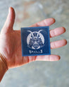 Braille Skateboarding Samurai Sticker Braille Skateboarding 