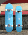 Kids Sized Mini Best Beginner Complete Skateboard Braille Skateboarding Blue 