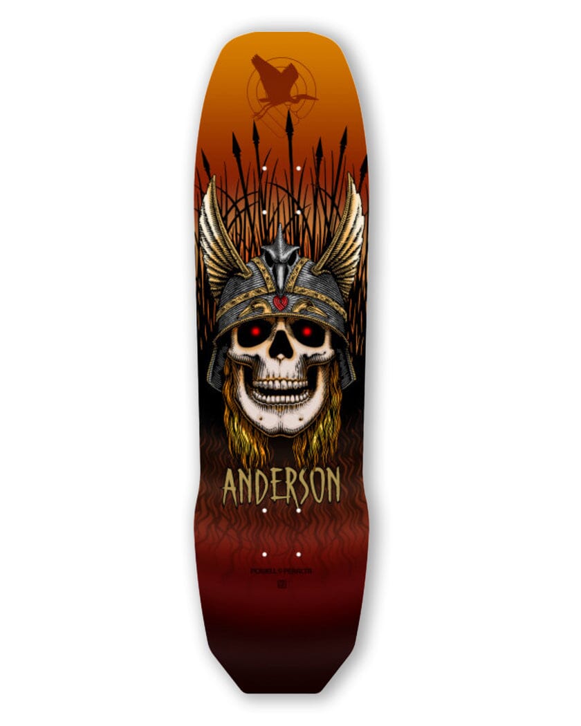 Andy Anderson Heron 7-Ply Maple Deck - 8.45 skateboard deck BrailleSkateboarding 