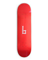 Braille Branded Skateboard Decks skateboard deck Braille Skateboarding 7.75" Red 