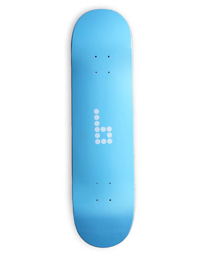 Braille Branded Skateboard Decks skateboard deck Braille Skateboarding 7.75" Blue 