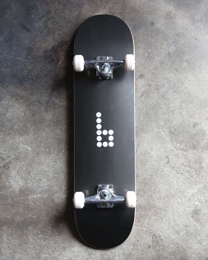 The Best Beginner Complete Skateboard complete skateboard Braille Skateboarding 7.75" Black 
