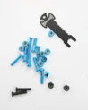 Independent Cross Bolts 1" Hardware Braille Skateboarding Blue 