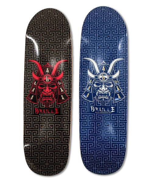 Samurai Shaped Deck – Braille Skateboarding