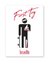 Braille Skateboarding Broken Arm First Try Stickers skateboard stickers BrailleSkateboarding 
