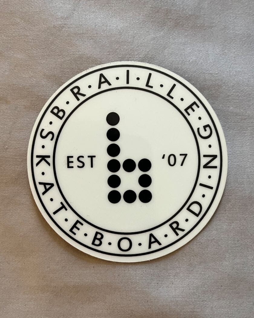 Classic Circle Glow-in-the-dark Stickers – Braille Skateboarding