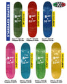 Los Angeles Rising Deck Braille Skateboarding 