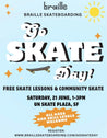 Free skateboard lesson with Aaron Kyro Braille Skateboarding 