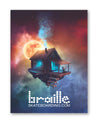 Braille Skateboarding Cabin In The Sky Sticker Braille Skateboarding 