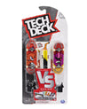 Tech Deck Versus Series Fingerboard 2-Pack and Obstacle Set (styles may vary) Braille Skateboarding 