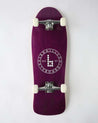 Old School Fish Shaped Complete Braille Skateboarding Purple Park Setup 