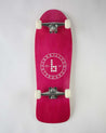 Old School Fish Shaped Complete Braille Skateboarding Pink Park Setup 