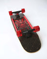 "Straight Cruising" Red Samurai Cruiser Complete Braille Skateboarding 