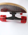 "Straight Cruising" Red Samurai Cruiser Complete Braille Skateboarding 