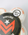 Mini Logo Skateboard Wheels 52mm 101A C-Cut Braille Skateboarding 