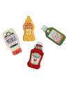 Condiments Series: Sticker pack skateboard stickers BrailleSkateboarding 