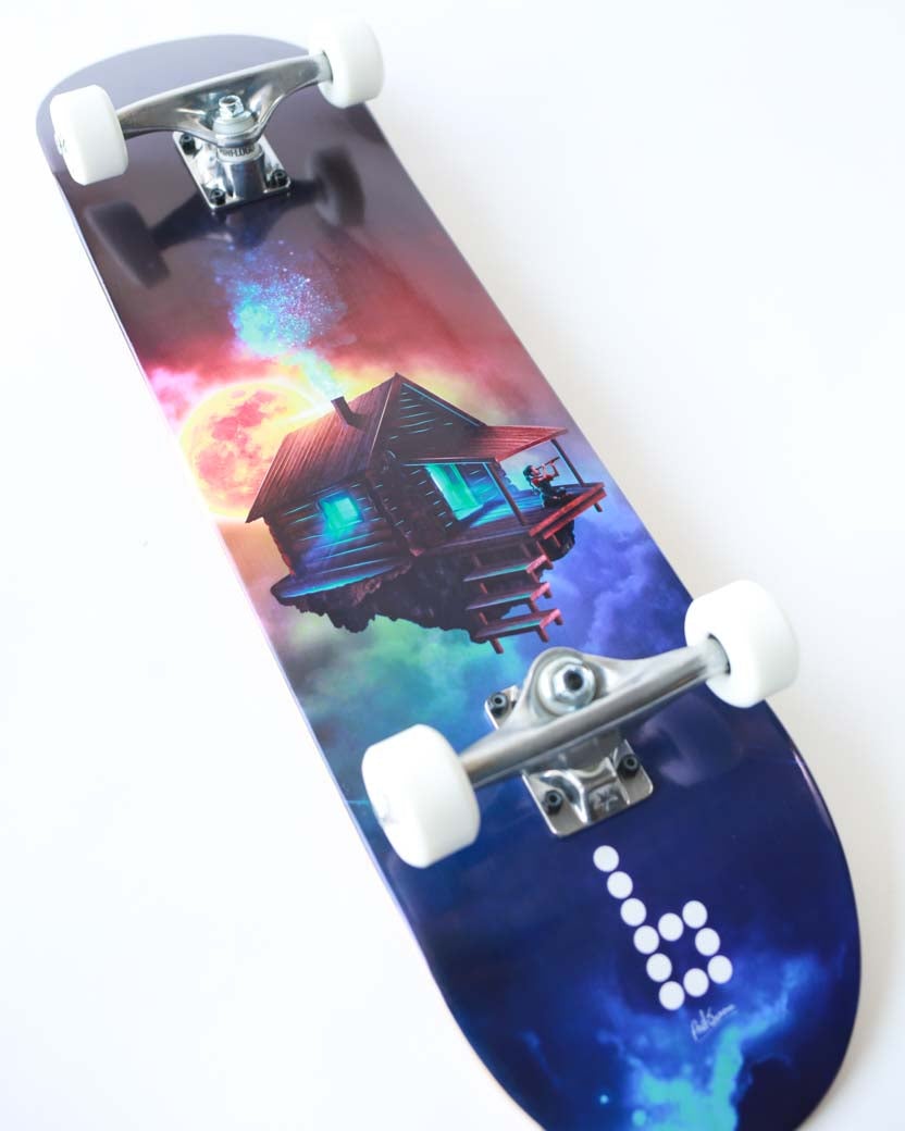 Dreamer Series: Cabin In The Sky Complete Skateboard complete skateboard Braille Skateboarding 
