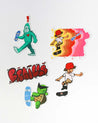 Graffiti Box Stickers & Pin BrailleSkateboarding 