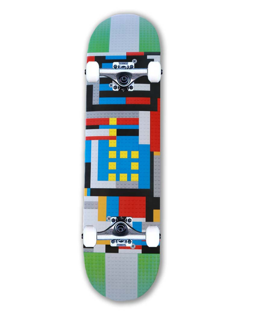 YMIWSI Lego Complete Skateboard BrailleSkateboarding 