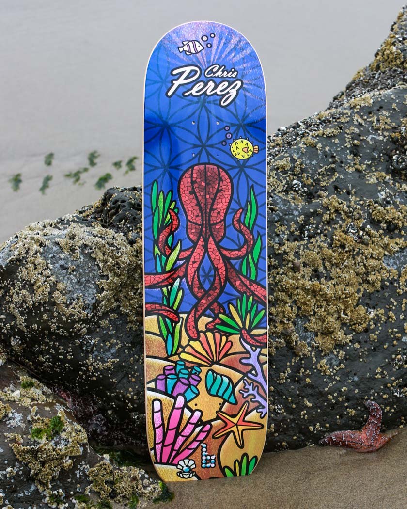 Spirit Animal Pro Series: Perez Octopus Skateboard Deck BrailleSkateboarding 