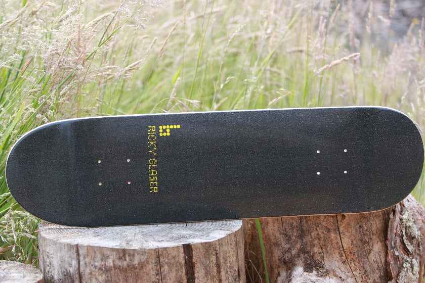 Ricky's Braille Pro Model Skateboard Deck & Grip