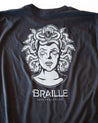 Medusa Skate Tee Shirt BrailleSkateboarding 