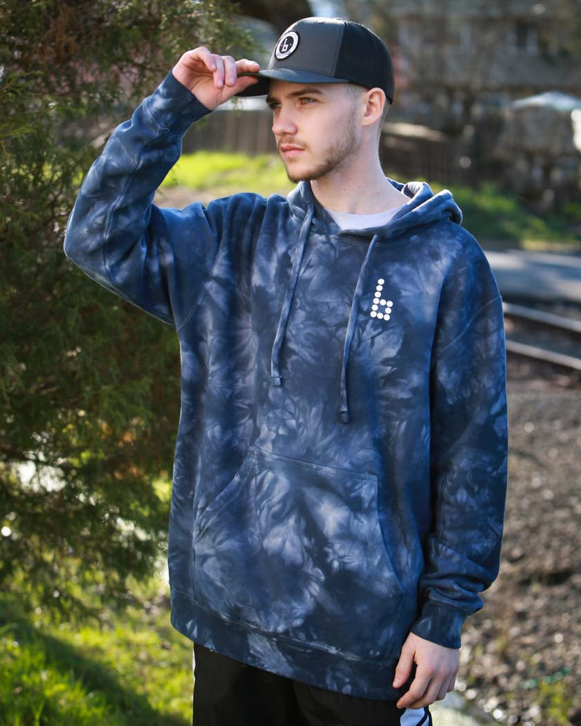 Classic b Tie Dye Hoodie – Braille Skateboarding