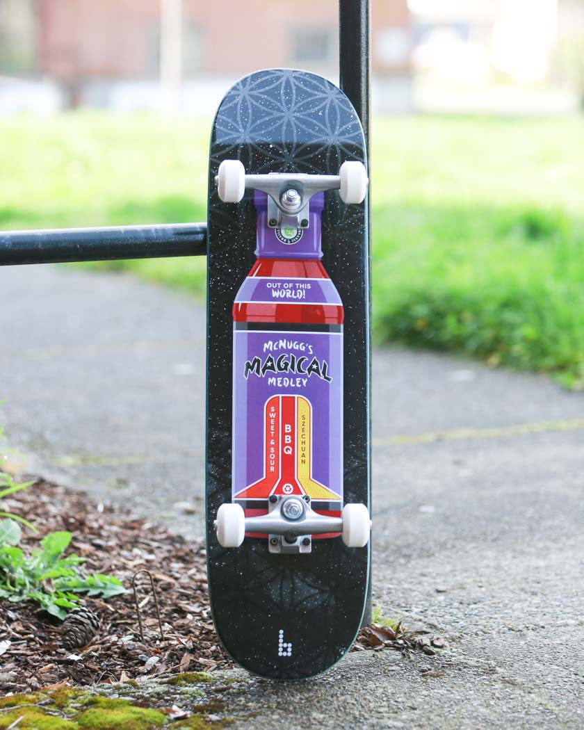 Condiment Series: McNugg's Magical Medley Complete Skateboard complete skateboard BrailleSkateboarding 