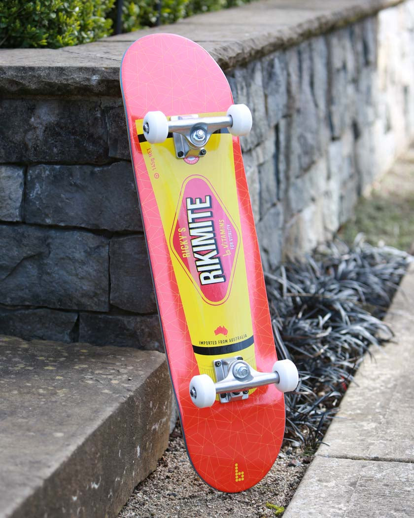 Condiment Series: Ricky's Rikimite Complete Skateboard complete skateboard BrailleSkateboarding 