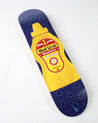 Condiment Series: Mall Grab Mustard Skateboard Deck skateboard deck BrailleSkateboarding 
