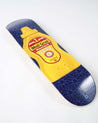 Condiment Series: Mall Grab Mustard Skateboard Deck skateboard deck BrailleSkateboarding 