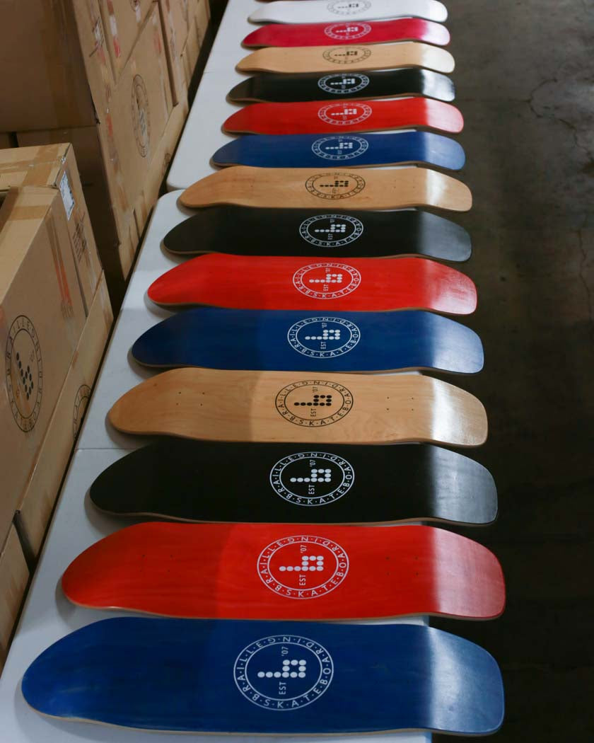 Classic Old School Deck – Braille Skateboarding