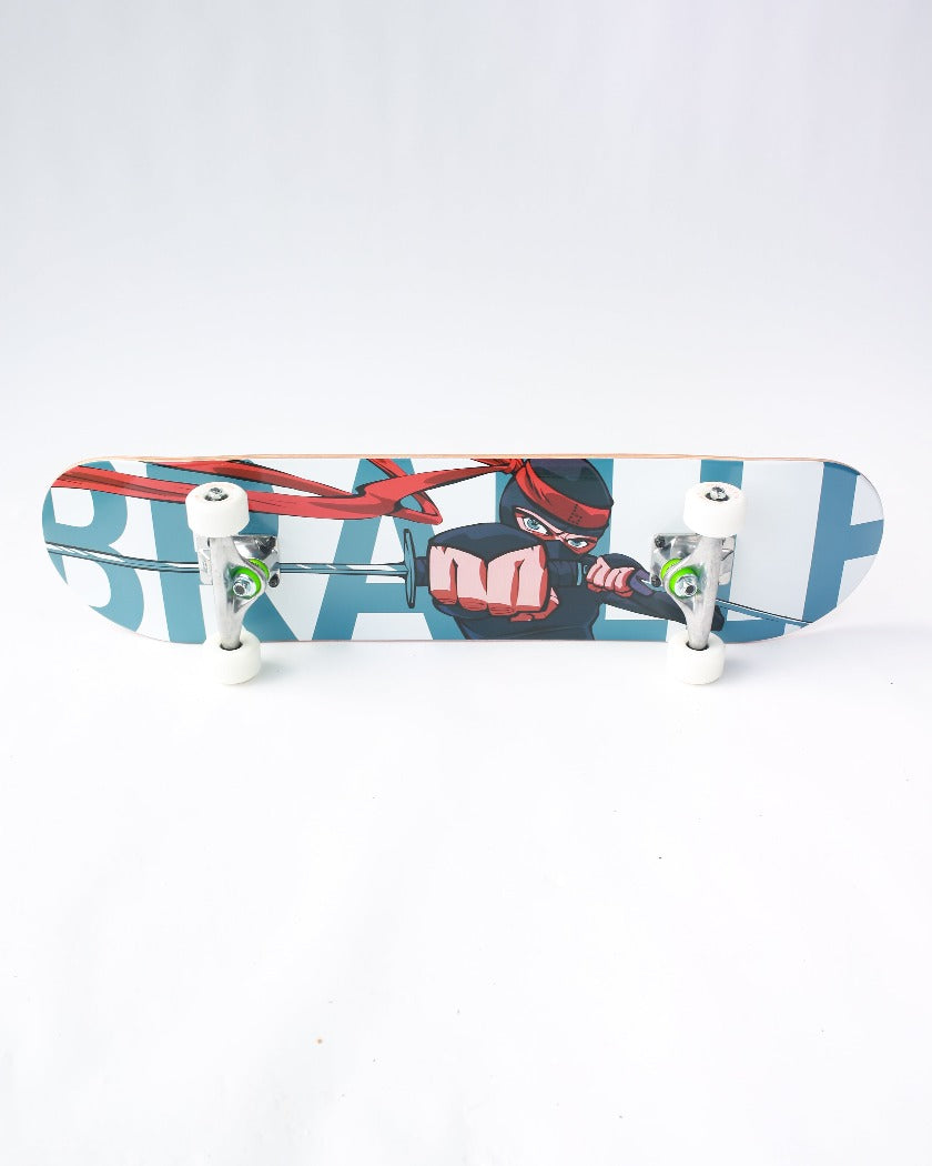 Ninja Punch Complete Skateboard complete skateboard Braille Skateboarding 
