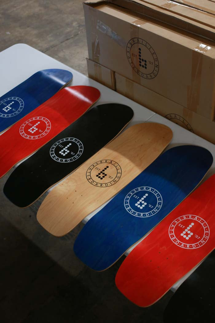Classic Old School Deck – Braille Skateboarding