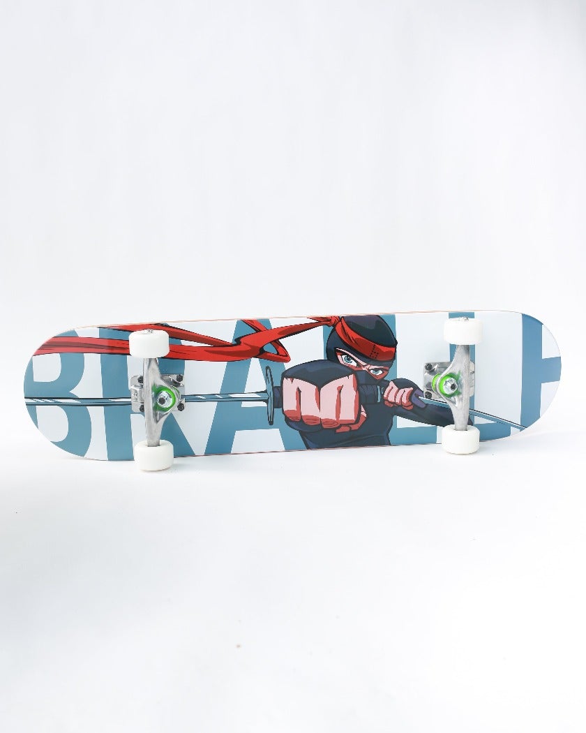 Ninja Punch Complete Skateboard complete skateboard Braille Skateboarding 