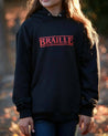 Old School Monster Hoodie Tee Shirt BrailleSkateboarding 