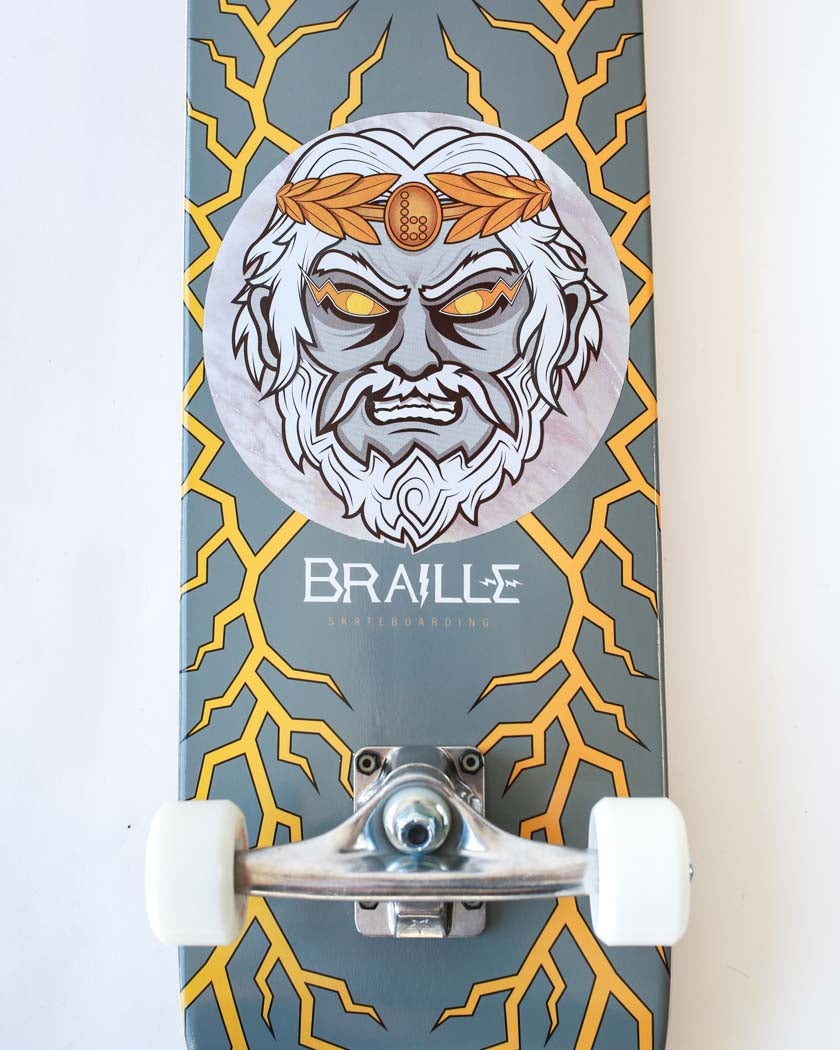 Zeus Complete Skateboard complete skateboard BrailleSkateboarding 