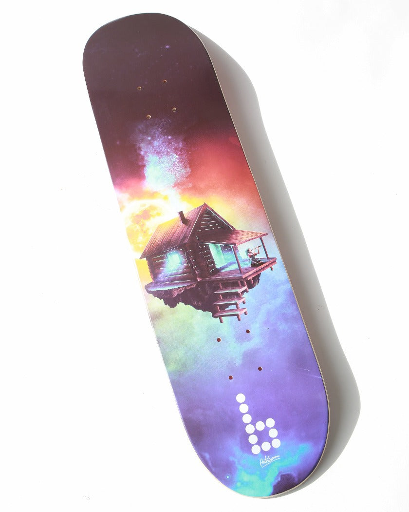 Dreamer Series: Cabin In The Sky Skateboard Deck skateboard deck Braille Skateboarding 