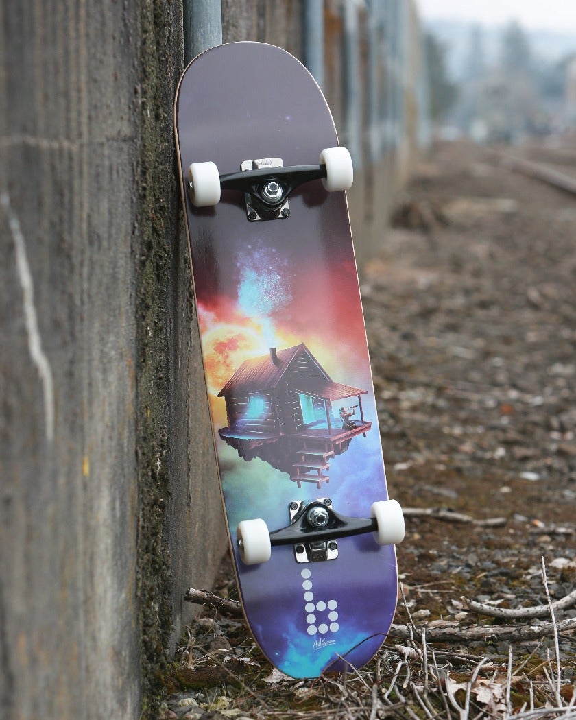 Dreamer Series: Cabin In The Sky Complete Skateboard complete skateboard Braille Skateboarding 