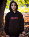 Old School Monster Hoodie Tee Shirt BrailleSkateboarding 