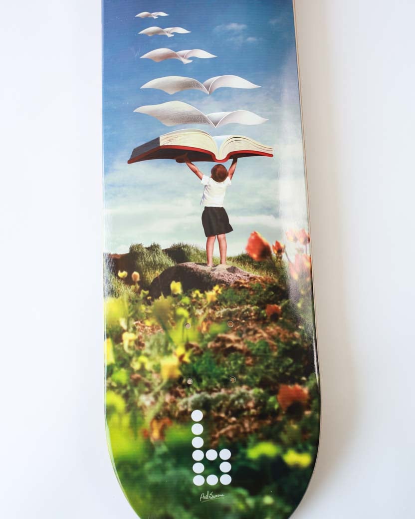Dreamer Series: Soaring Stories Skateboard Deck skateboard deck Braille Skateboarding 