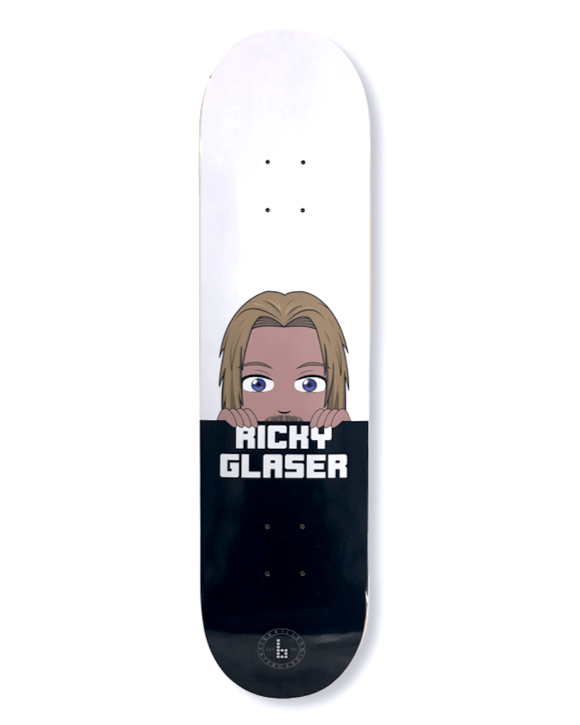 I-Spy Ricky Skateboard Deck skateboard deck BrailleSkateboarding 